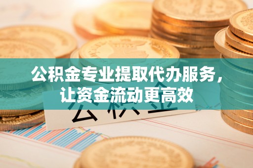 湘桥公积金专业提取代办服务，让资金流动更高效