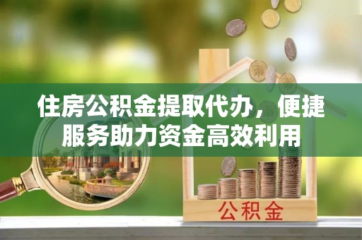 湘桥住房公积金提取代办，便捷服务助力资金高效利用