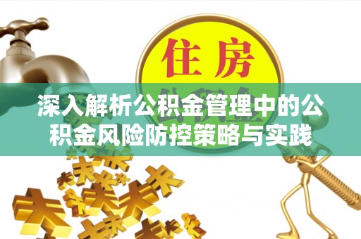 湘桥深入解析公积金管理中的公积金风险防控策略与实践